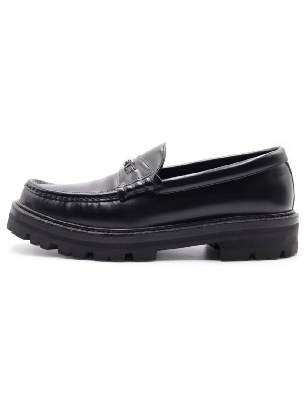 Celine Chunky Trionphe Loafer Triomphe Leather Loafers Black